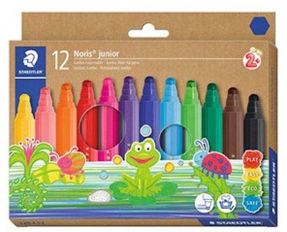 Attēls no STAEDTLER Fasermaler Noris junior Jumbo 12er-Set retail