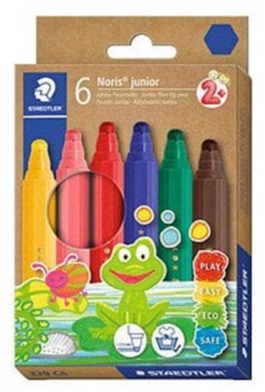 Picture of STAEDTLER Fasermaler Noris junior Jumbo 6er-Set
