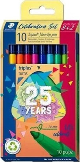 Picture of Staedtler Finerliner Triplus Color 323 ass. 8+2stk/pak