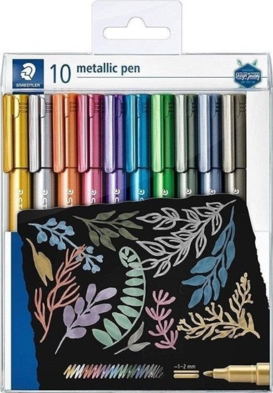Изображение Staedtler Marker metaliczny M 10 kolorów STAEDTLER