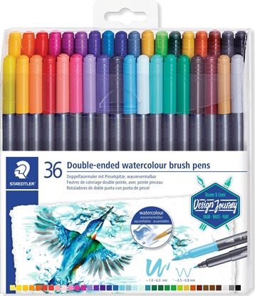 Picture of Staedtler Pisaki pdzelkowe akwarelowe Staedtler 36 kolorów