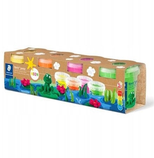 Picture of STAEDTLER Spielknete Noris junior Neonfarben