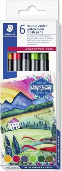 Picture of Staedtler STAEDTLER "Design Journey" Around the world Europa Set retail
