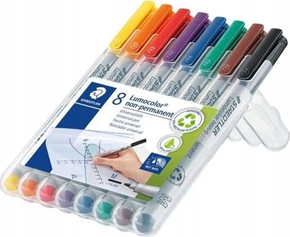 Изображение Staedtler Staedtler 315 WP8 marker 1 szt. Czarny, Niebieski, Brzowy, Zielony, Pomaraczowy, Czerwony, Fioletowy, óty