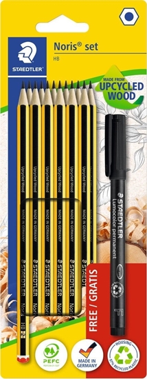 Изображение Staedtler STAEDTLER Bleistifte Set Noris 100% PEFC + 1 Lumocolor retail