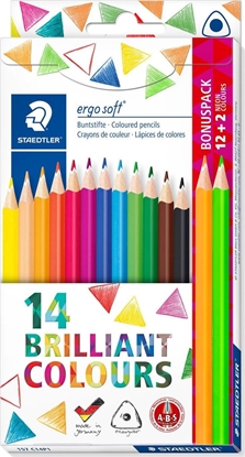 Изображение Staedtler STAEDTLER Buntstift ergosoft neon 14ST