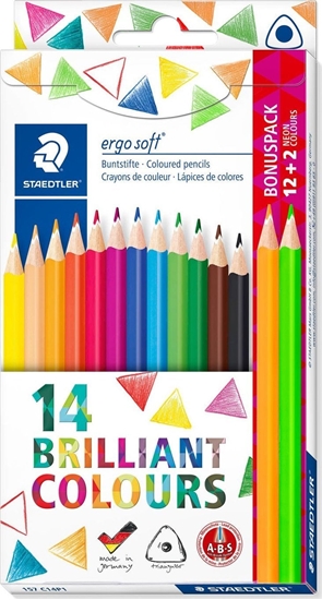 Изображение Staedtler STAEDTLER Buntstift ergosoft neon 14ST