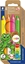 Picture of Staedtler STAEDTLER Buntstifte Noris junior neon 4 Farben + Spitzer