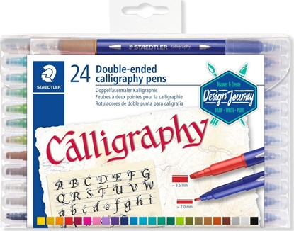 Изображение Staedtler STAEDTLER Fasermaler D.spitze calligraph 24ST