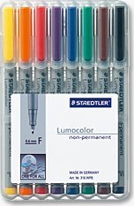 Picture of Staedtler STAEDTLER Folienstift Lumocolor F nonperm 8St