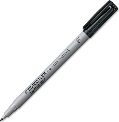 Изображение Staedtler STAEDTLER Folienstift Lumocolor non-perm F schwarz 10 Stück