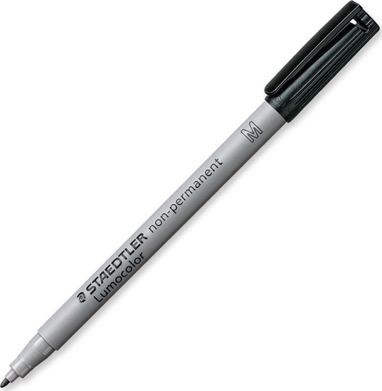 Изображение Staedtler STAEDTLER Folienstift Lumocolor non-perm M schwarz 10 Stück