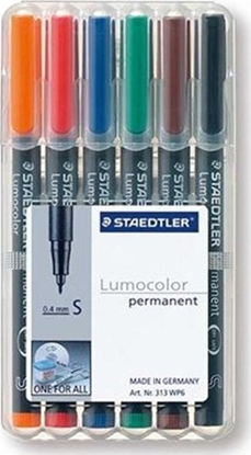 Изображение Staedtler STAEDTLER Folienstift Lumocolor S perm 6St