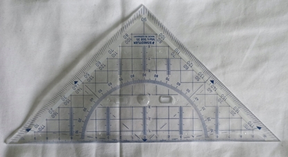 Изображение Staedtler STAEDTLER Geodreieck 22cm Acryl m.Griff trans