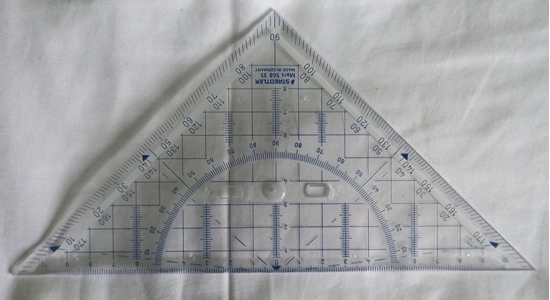 Изображение Staedtler STAEDTLER Geodreieck 22cm Acryl m.Griff trans