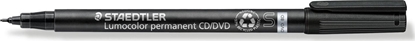 Attēls no Staedtler STAEDTLER Marker Lumocolor CD/DVD schwarz 10 Stück
