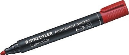 Attēls no Staedtler STAEDTLER Marker Lumocolor perm rot 10 Stück