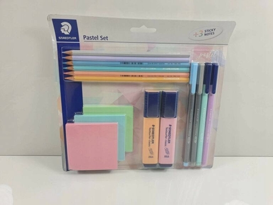 Picture of Staedtler STAEDTLER Schreibset 15-teilig Pastell inkl. Notizblöcke