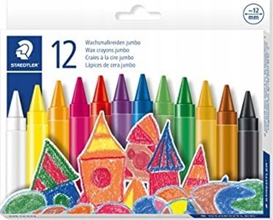 Picture of Staedtler STAEDTLER Wachsmalkreide Noris jumbo 12er-Set 12mm retail