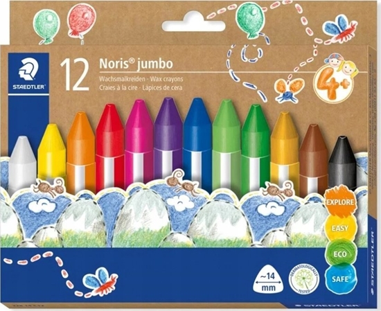 Picture of Staedtler STAEDTLER Wachsmalkreide Noris jumbo 12er-Set retail