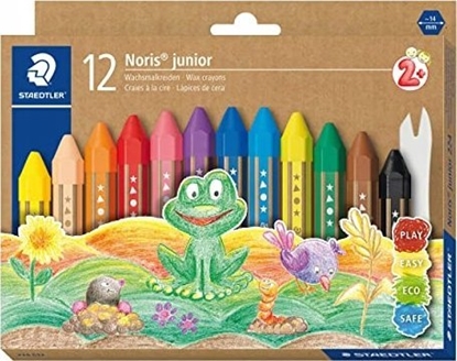 Picture of Staedtler STAEDTLER Wachsmalkreide Noris junior 12er-Set retail