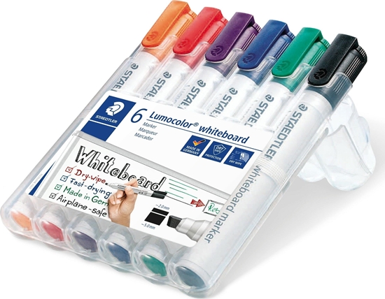Picture of Staedtler STAEDTLER Whiteboardmarker Lumocolor 6St Box