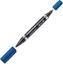 Picture of Staedtler STAEDTLER Zweispitzmarker Lumocolor perm blau 10 Stück