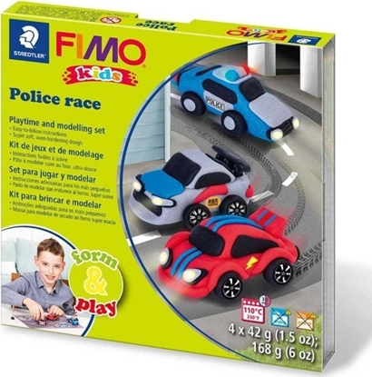Picture of Staedtler Zestaw Fimo Kids Form&Play 4 x 42g Auta