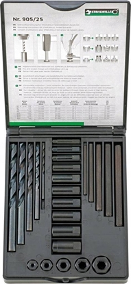 Attēls no Stahlwille Wykrtaki do urwanych rub M5-M16, zestaw 25-cz.