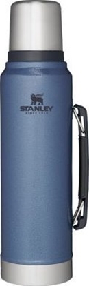 Attēls no Stainless steel thermos STANLEY CLASSIC Hammertone Lake, blue color, 1 L | Stanley