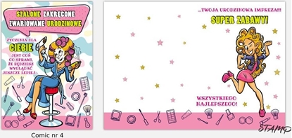 Attēls no Stamp Karnet Comic B6 + koperta wzór nr 04 Urodziny