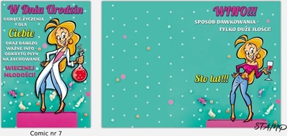 Attēls no Stamp Karnet Comic B6 + koperta wzór nr 07 Urodziny