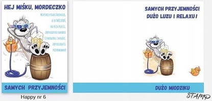 Attēls no Stamp Karnet Happy B6 + koperta wzór nr 06