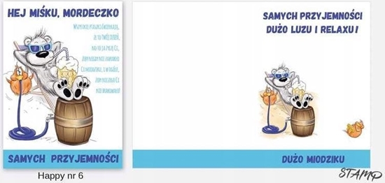Picture of Stamp Karnet Happy B6 + koperta wzór nr 06