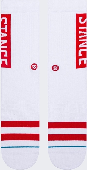 Picture of Stance Skarpety Stance OG Crew 1 para WhiteRed