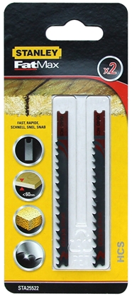 Изображение Stanley Brzeszczoty FatMax do wyrzynarki U 2szt. do drewna STA25522