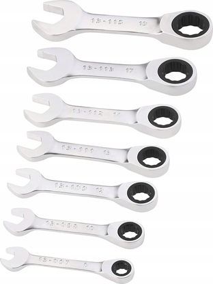 Изображение Stanley Klucze p-ocz.z grzech.KRÓTKIE 8-19mm 7szt.