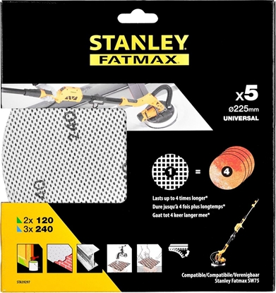Picture of Stanley Papier szlifierski 2x120g/3x240g STANLEY STA39297P
