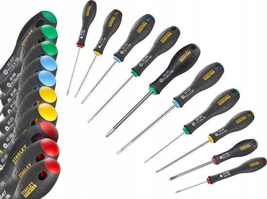 Изображение Skrūvgriežu komplekts Stanley FMHT0-62128; 10 gab.