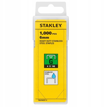 Picture of STANLEY ZSZYWKI G  6mm 1000 WYTRZYMAE, STAL NIERDZEWNA
