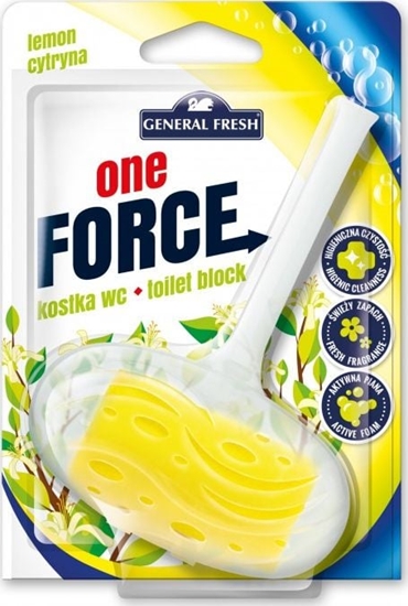 Picture of Staples GENERAL FRESH Kostka do WC, folia, cytrynowy