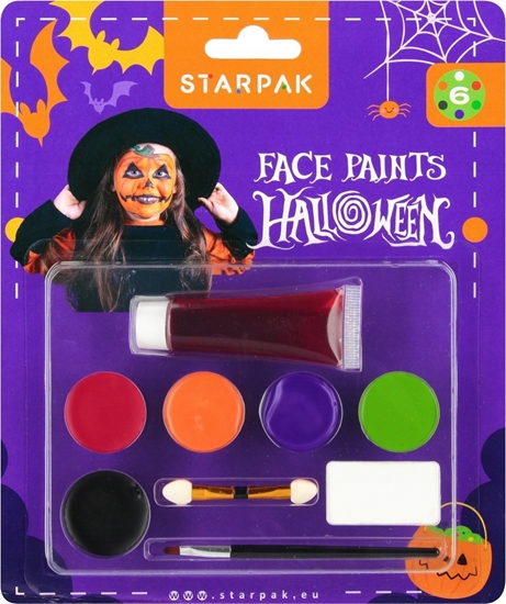 Picture of Starpak FARBY DO TWARZY 6KOL HALLOWEEN STK B/C 12/144