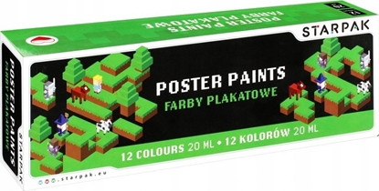 Attēls no Starpak FARBY PLAK 12KOL 20ML PIXEL G DIAG STK FOL 6/24