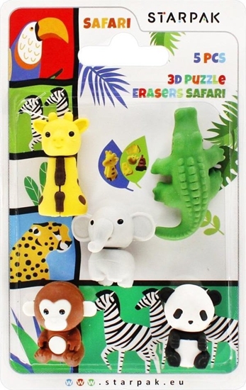 Picture of Starpak GUMKA DO MAZANIA SAFARI 5SZT STK B/C 1/24