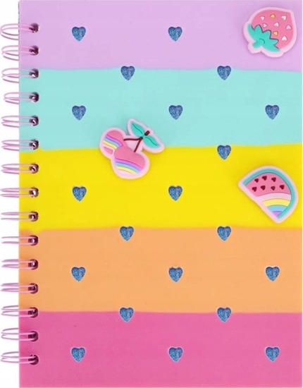 Picture of Starpak KOLONOTES SILIKON A5 LIN FRUITS PBH 24/48