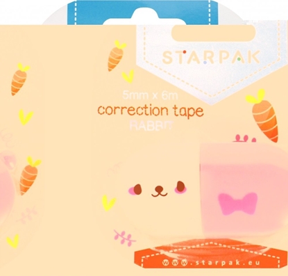 Attēls no Starpak KOREKTOR W TASMIE 5MMX6MB KROLIK STK B/C 12/432