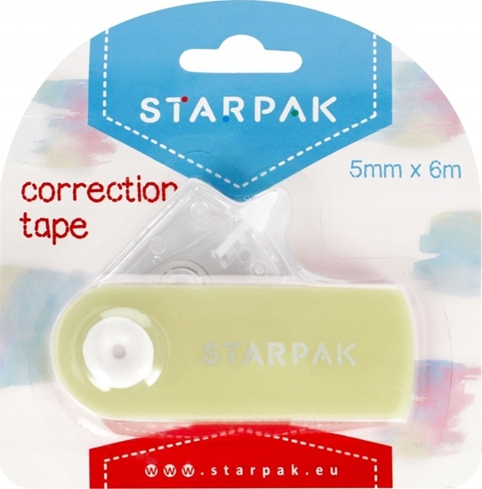 Picture of Starpak KOREKTOR W TASMIE 5MMX6MB PAST ZOL STK 12/432PG