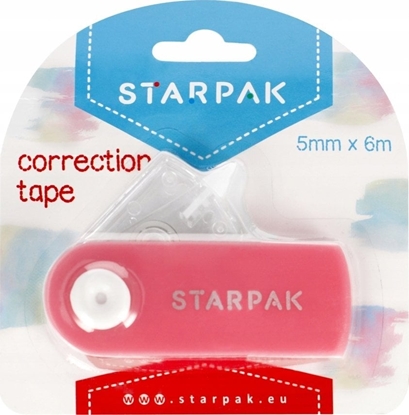 Attēls no Starpak KOREKTOR W TASMIE 5MMX6MB ROZ STK B/C 12/432PG