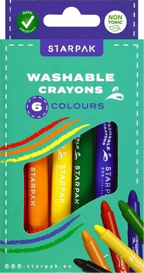 Picture of Starpak KREDKI ZMYWALNE 6KOL WYKR STK PUD 12/144