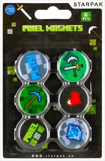 Picture of Starpak MAGNES KOL PIXEL 30MM OP6SZT STK B/C24/144